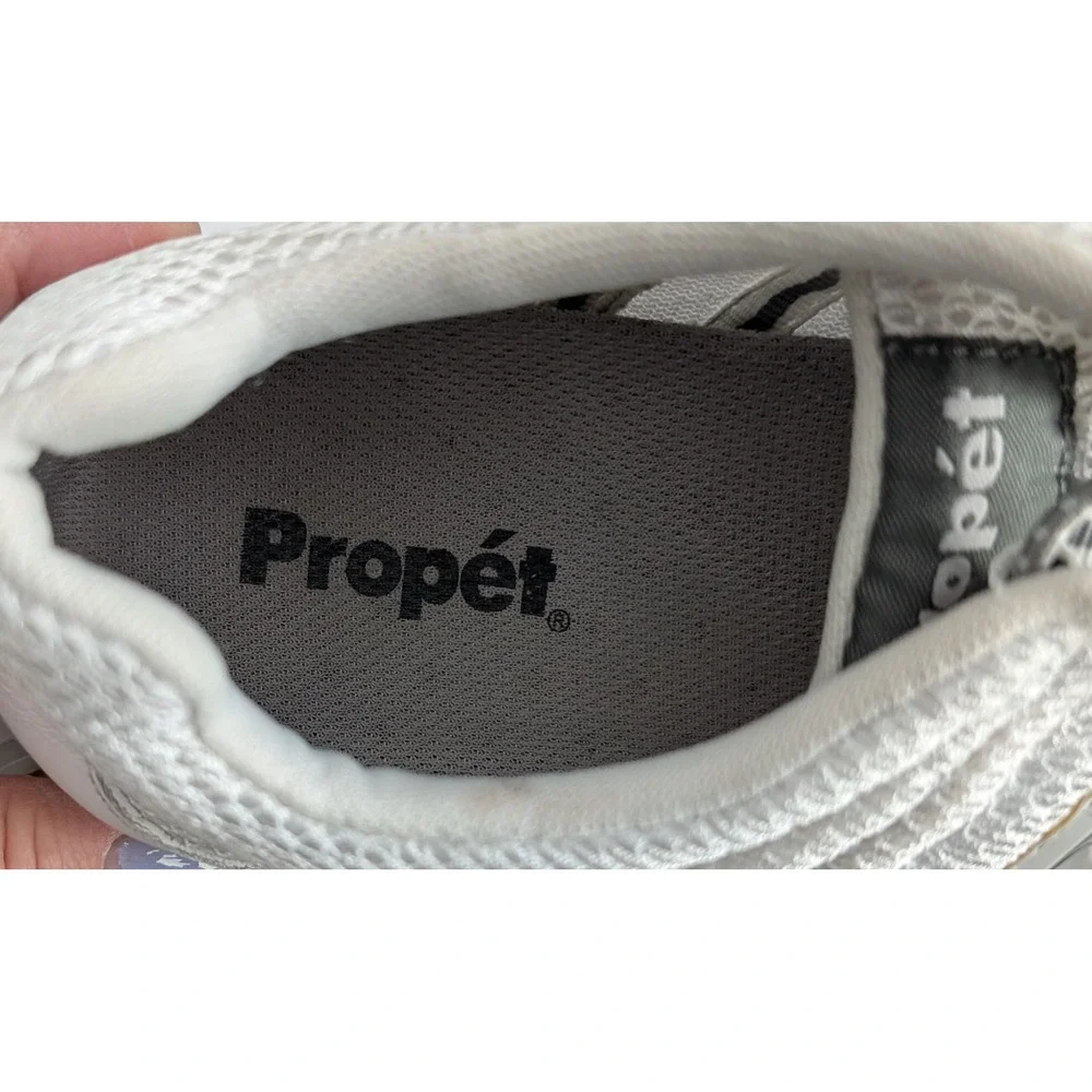 Propet TravelActiv White Mesh Walking Shoes Womens 10 Wide D Sneakers VERY NICE! - Picture 8 of 8
